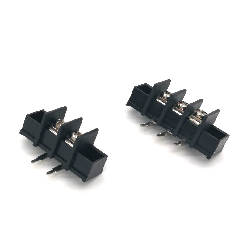 5 шт./лот Picth 9 мм Прямоугольный 2P 3P барьер PCB Клеммная колодка провод Кабельный