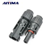 AIYIMA 10 pairs MC4 Solar Panel Connector Male And Female Plugs MC4 Connector PV modules Photovoltaic Solar System Connector
