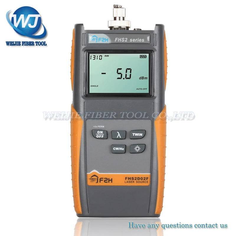 

FHS2D02F 1310/1550nm Singlemode Handheld Optical Fiber Optic Light Source