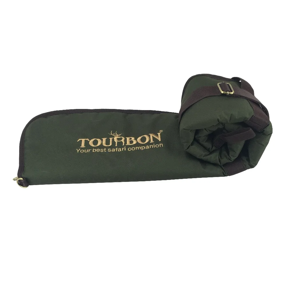 2015 Tourbon Tactical Green Nylon Shotgun Slip Soft Padded Gun Protection Bag Gun Carrying Case for Hunting Wholesales