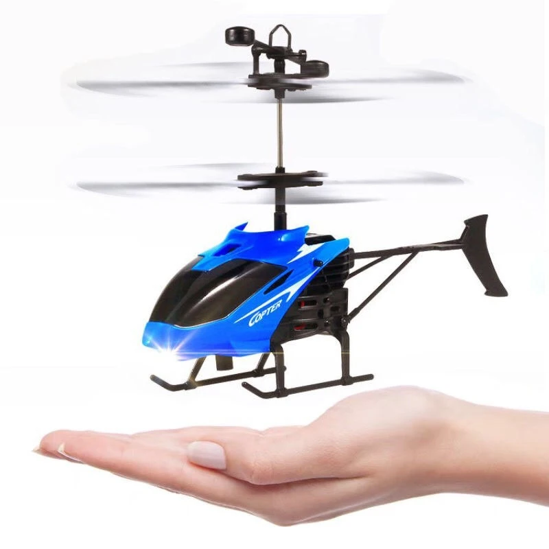 Mini RC drone Flying RC Helicopter Aircraft drone Infrared Induction LED Light Remote Control drone Kids Toy