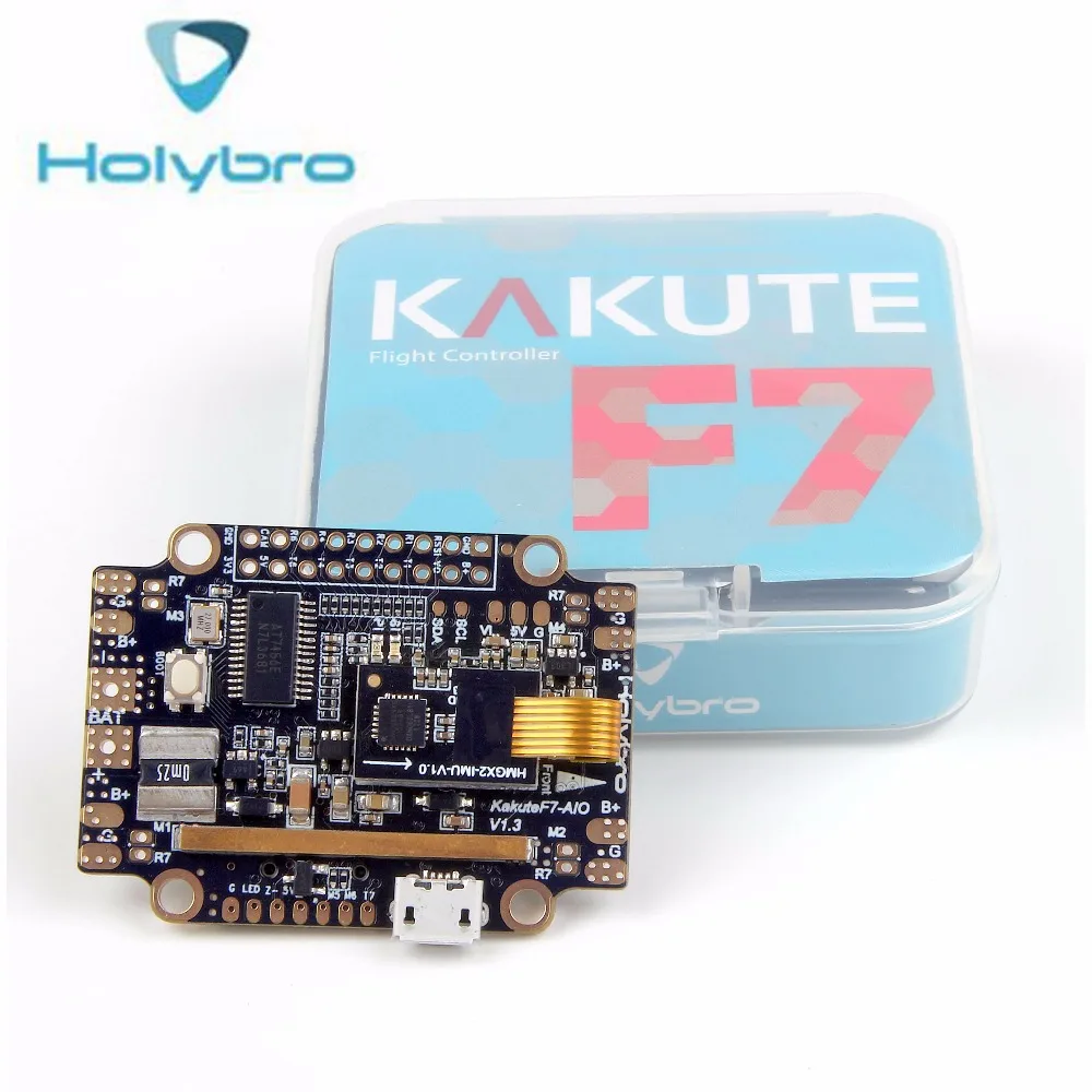 Контроллер полета Holybro Kakute F7 AIO STM32 F745 Betaflight OSD Поддержка встроенного BMP280 PID IMU