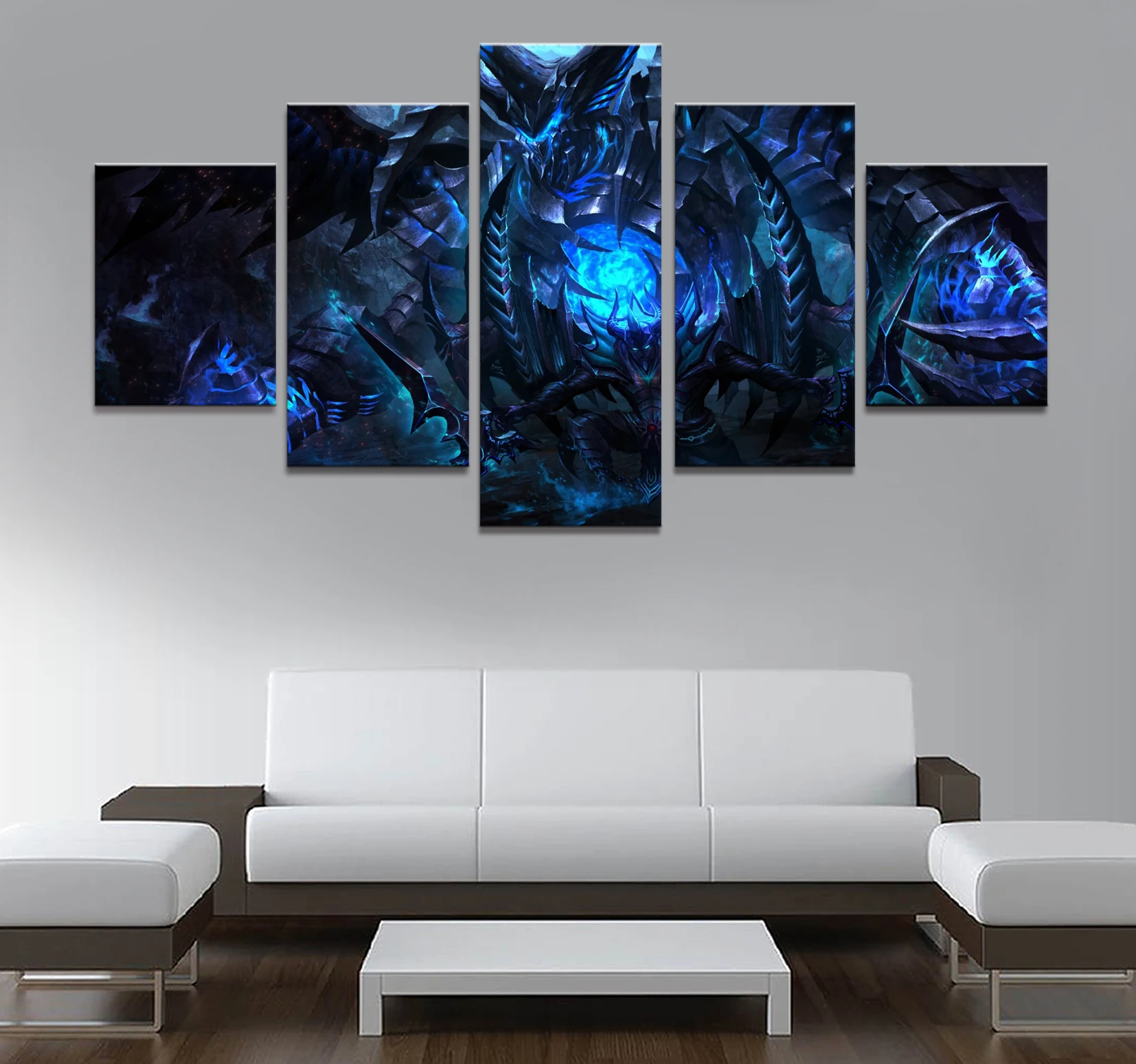  Home Decor Poster Pictures Prints Canvas 5 Piece Modular DOTA 2 Eternal Purgatory Terrorblade Game 