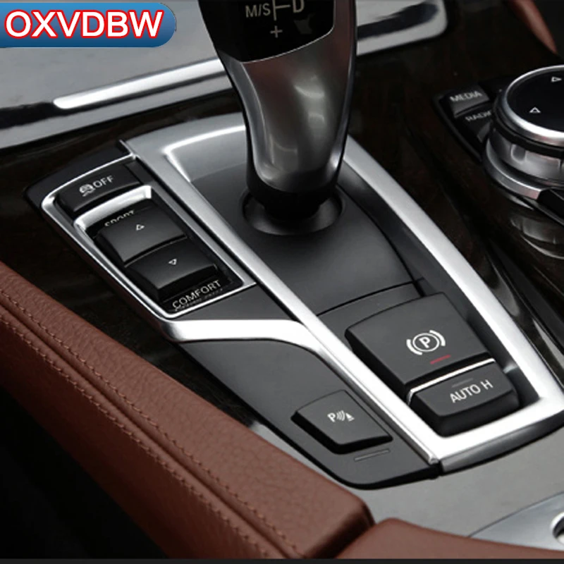 

For BMW F07 F10 F25 F26 Refit Car Gearshift Panel Frame Stickers Gear Knob Cover Decorations for 5 Series GT X3 X4 Accessories