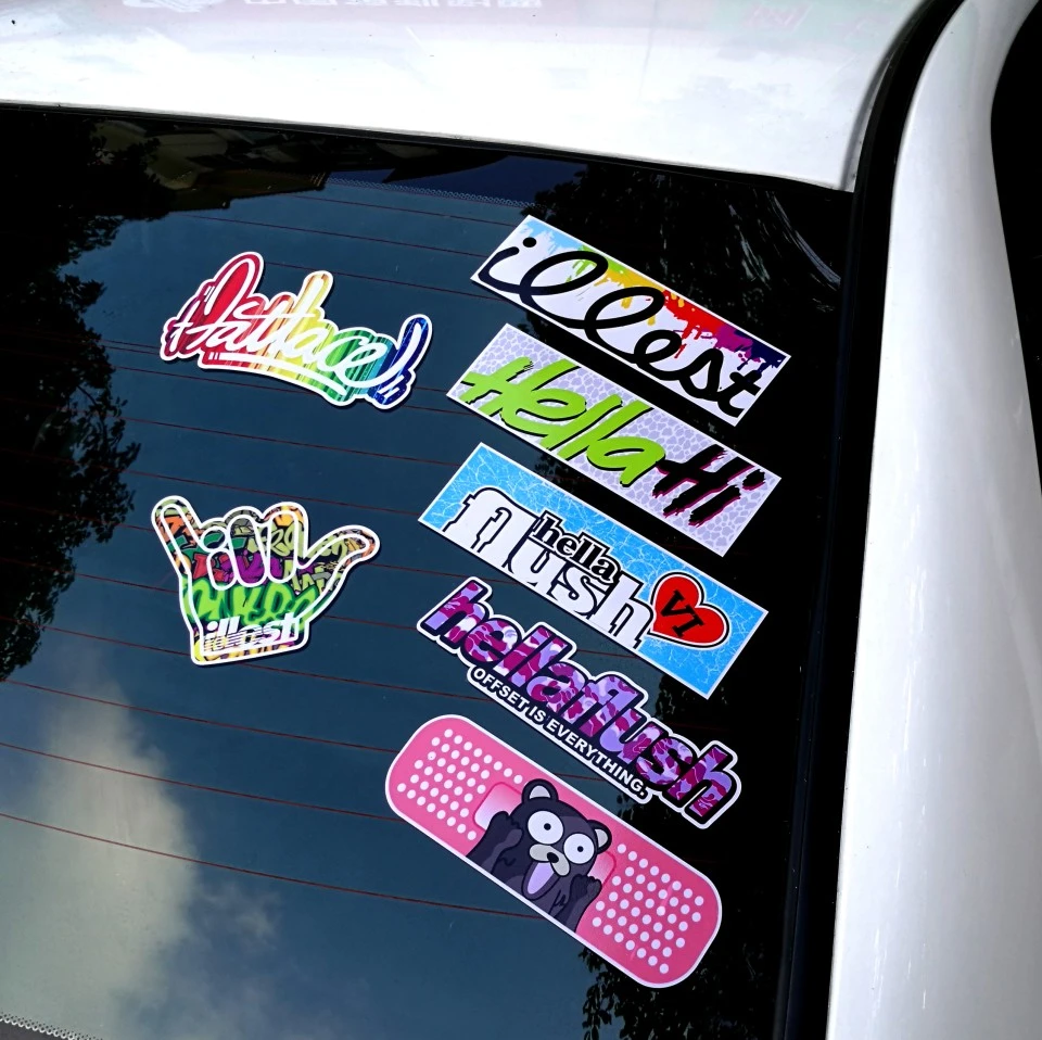 Jdm ヘラフラッシュレーシングカーステッカードリフトステッカービニールデカール人格クールな車のアクセサリーホンダマツダ日産 Accessories For Toyota Car Accessoriescool Car Accessories Aliexpress