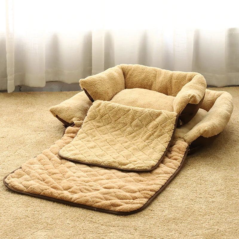 

Dog Sofa Pet/Cat Soft Warm Pet Funny Bed Dog Cushion Puppy Sofa 3 Ways Useages