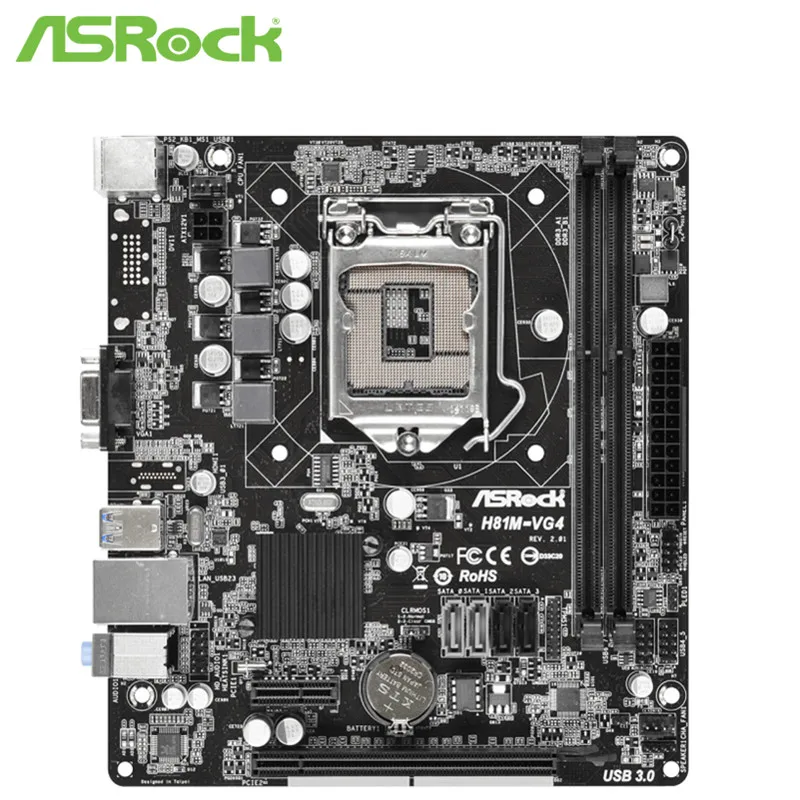Used for ASRock H81M-VG4 1150 motherboard stability on G1840 3260 I3 100% tested good | Компьютеры и офис