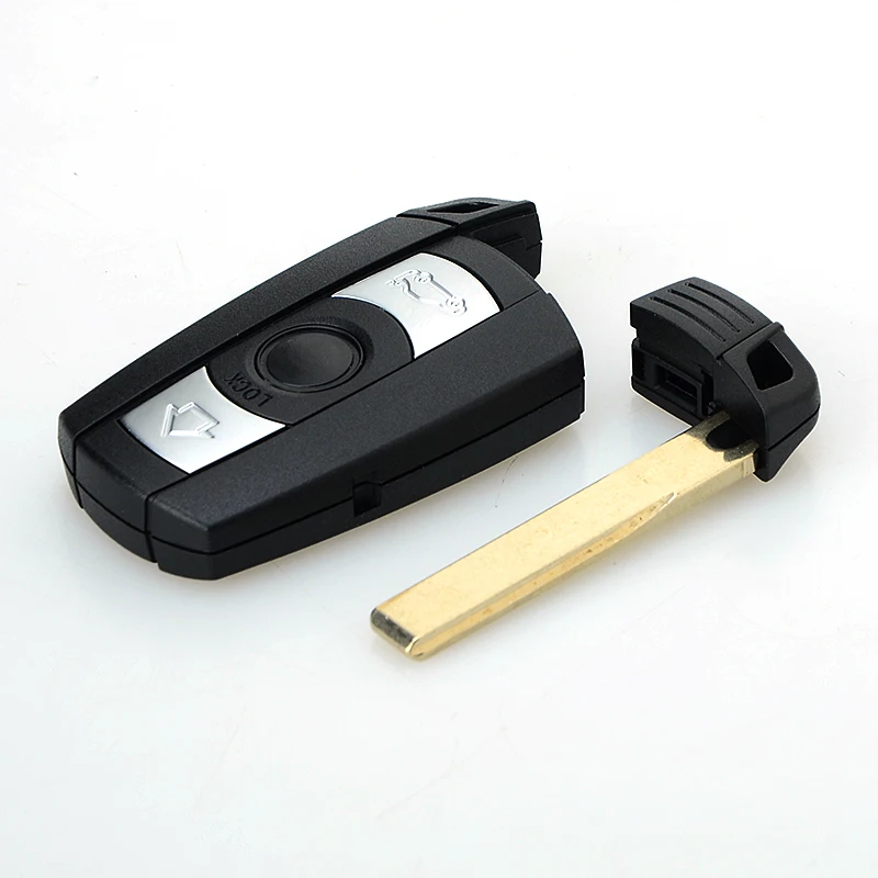 

3 Buttons Remote Car Key Blank 868 MHz With 46 Chips Fit For BMW 1 3 5 6 7 Series Smart Auto Refit Replacement Car Key