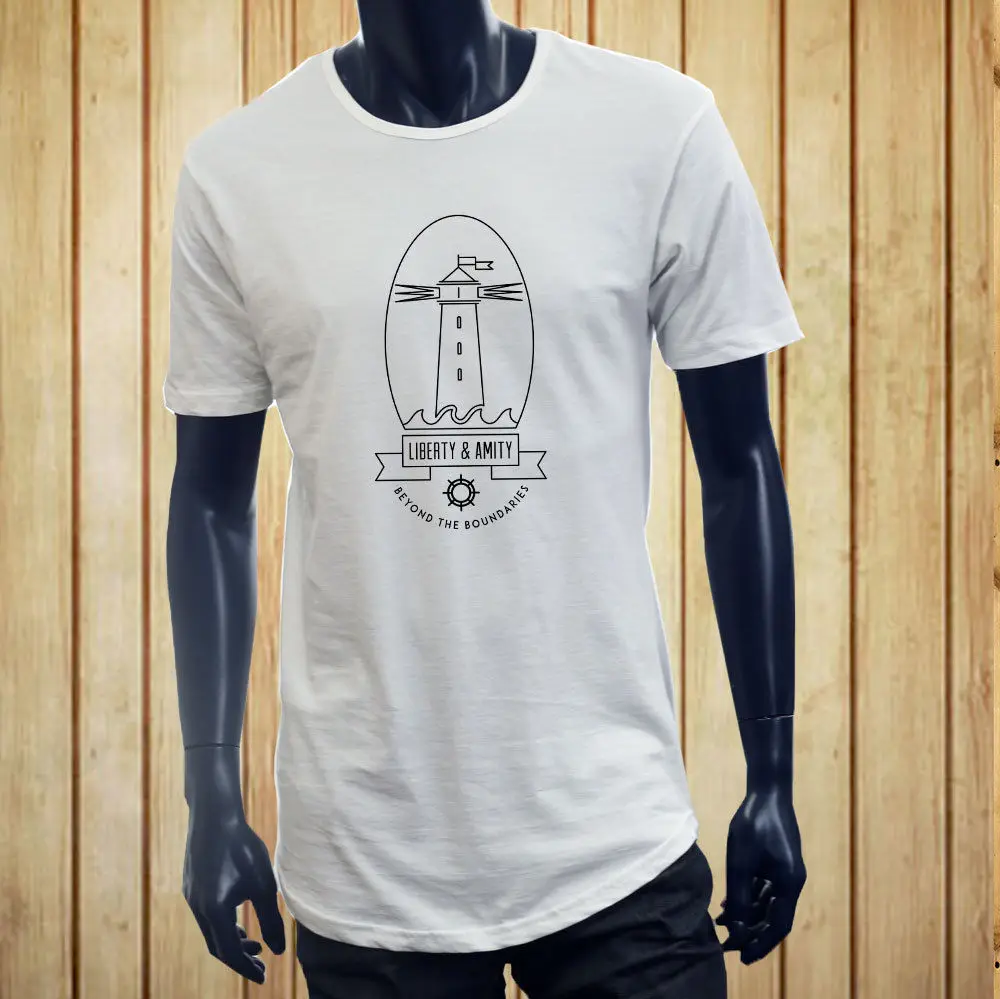 Short Sleeve for Men Clothing Summer LIGHTHOUSE BEYOND