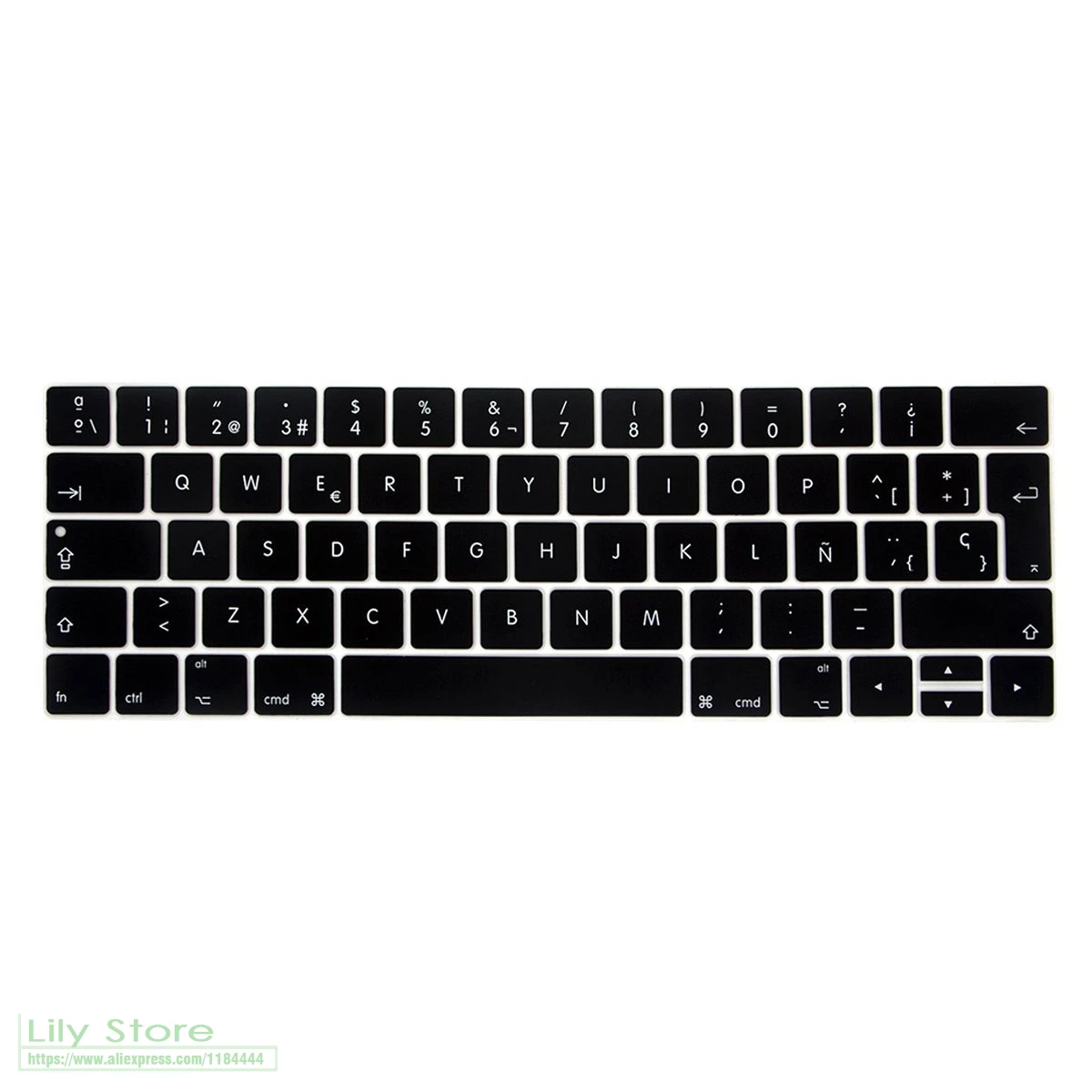 Для Macbook Pro 13 A1706 15 A1707 2016 2017 версия с сенсорной панелью испанский Европейский чехол