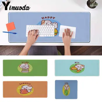 

Yinuoda Top Quality Cute cartoon dog Customized laptop Gaming mouse pad Free Shipping Large Mouse Pad Keyboards Mat