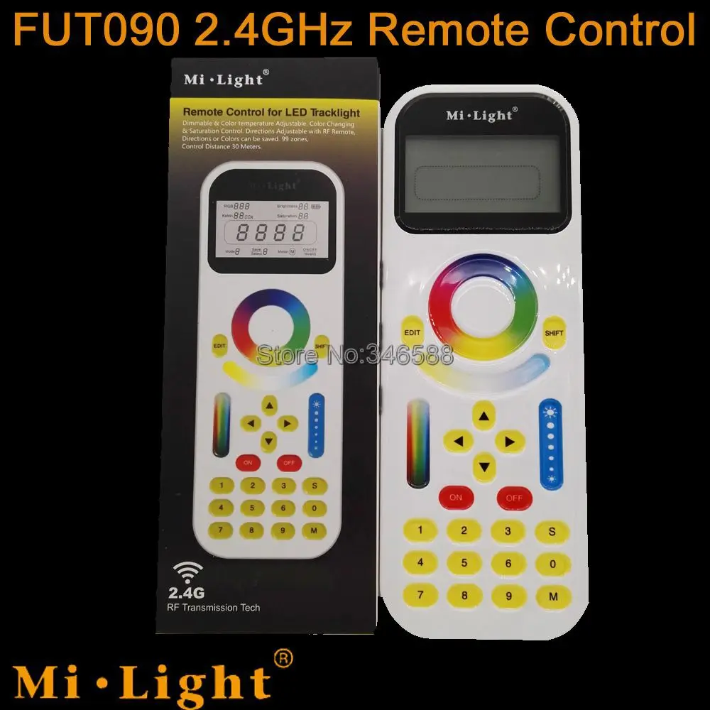 Новый пульт дистанционного управления Mi.Light FUT090 2 4 ГГц с ЖК экраном макс. 99 зон для