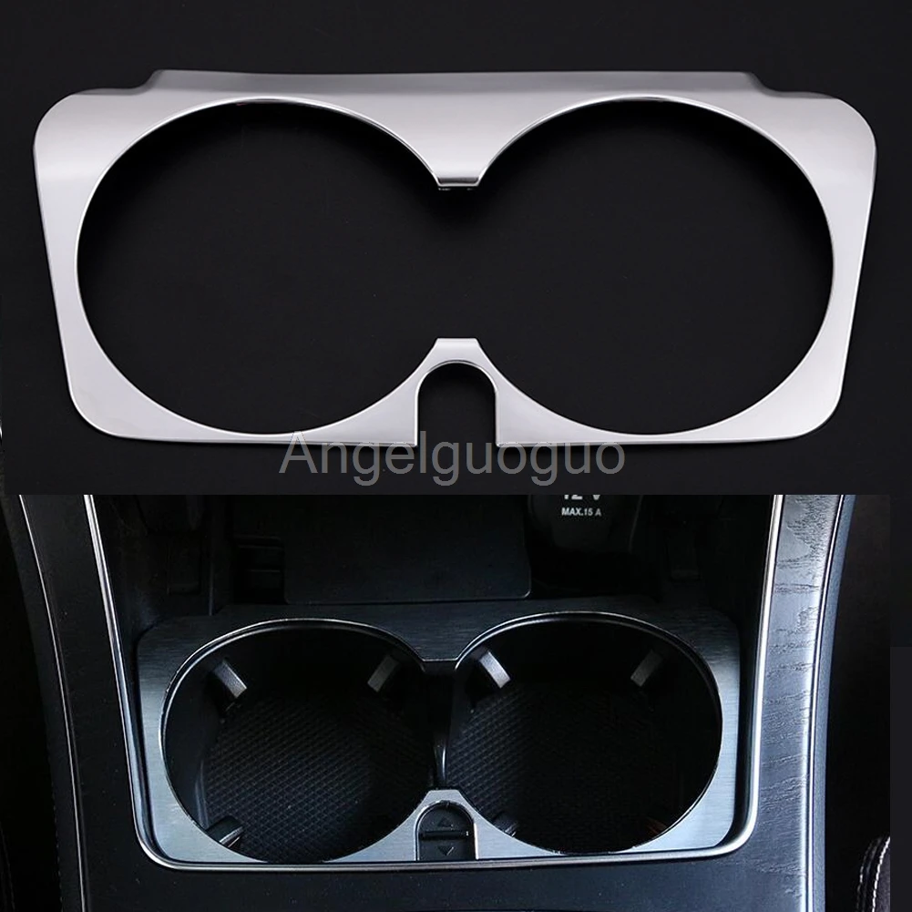 

Car water Cup Holder Trim sticker For Mercedes Benz 2015-2017 C class W205 /2016-2017 GLC X253 /2016-2017 E class W213