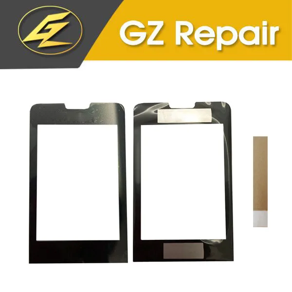 

For Philips Xenium X1560 Touch Screen Front Glass Lens Sensor Panel Front Cover Black Color With Adhesive Tape