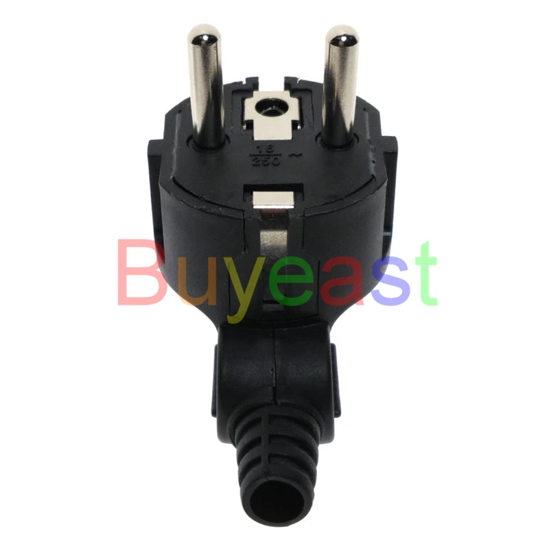 5 х ЕС 16a Schuko французский корея 4.8 мм Булавки DIY rewireable Max AC250V 16a черный