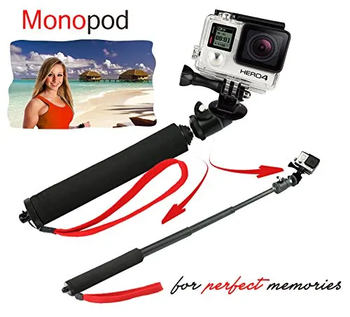 Wholesale Telescoping Extension Monopod Arm Pole+w/Tripod Adapter+Thumbscrew for GoPro Hero 4/3+/3/2/SJCAM SJ4000/SJ5000/XIAO YI Camera Buy Cheap Telescoping Extension Monopod Arm Pole+w/Tripod Adapter+Thumbscrew for GoPro Hero 4/3+/3/2/SJCAM SJ4000/SJ5000/XIAO YI Camera