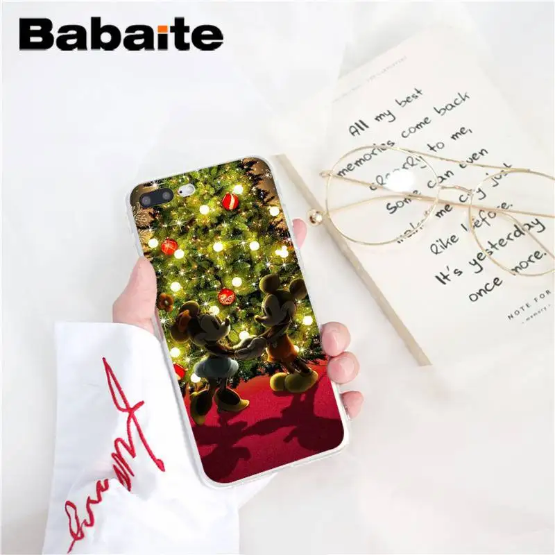 Babaite Рождество Микки Минни DIY Роскошный чехол для iPhone 8 7 6 6S Plus X XS MAX 5 5S SE XR 10 11 11pro 11promax чехол Капа - Цвет: A6