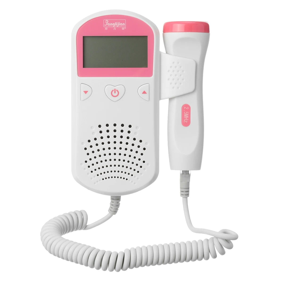 Goedkoop 2.0MHz LCD Digitale Prenatale Foetale Doppler Hart Geluid Monitor Scherm Tester Detector Zwangere FetalPulse Meter Monitoren