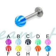 

Wholesale Labret piercing Labret Ring 100pcs/lot