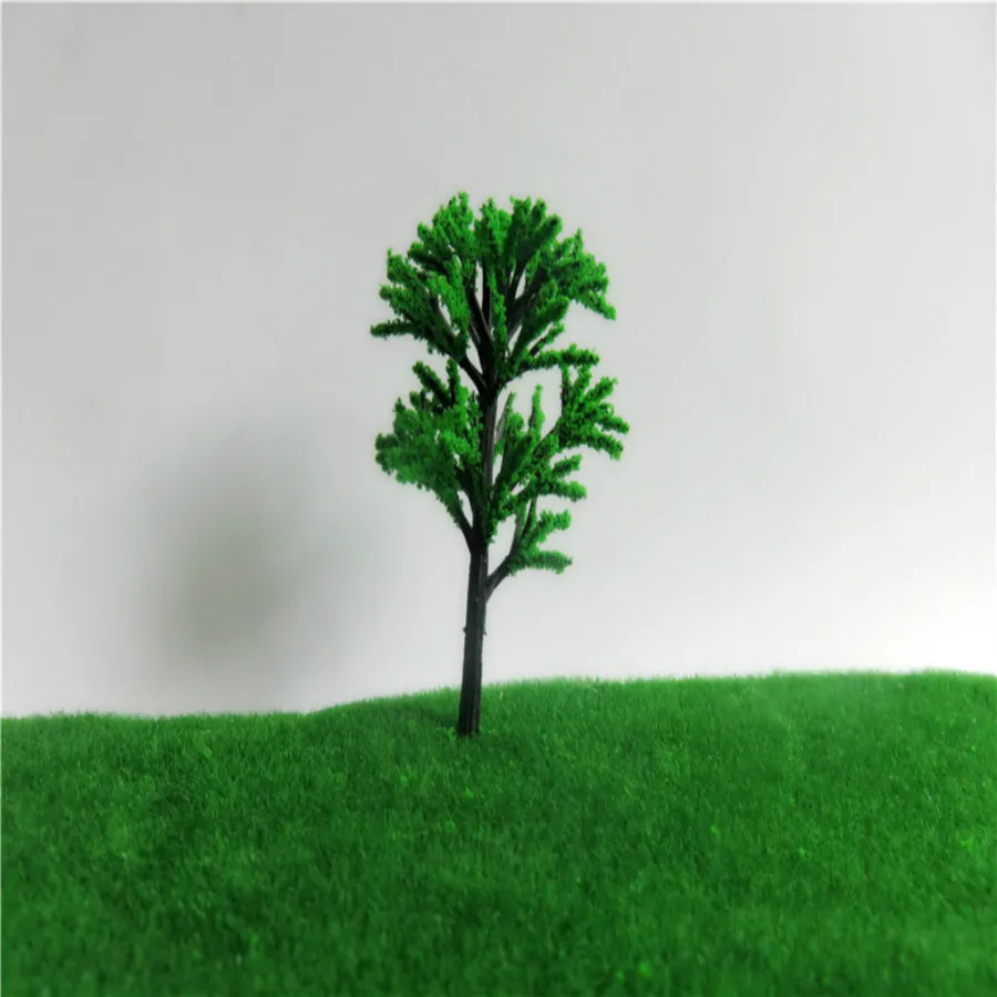 new architecture 3d scale artificial plastic model  green tree  layout143