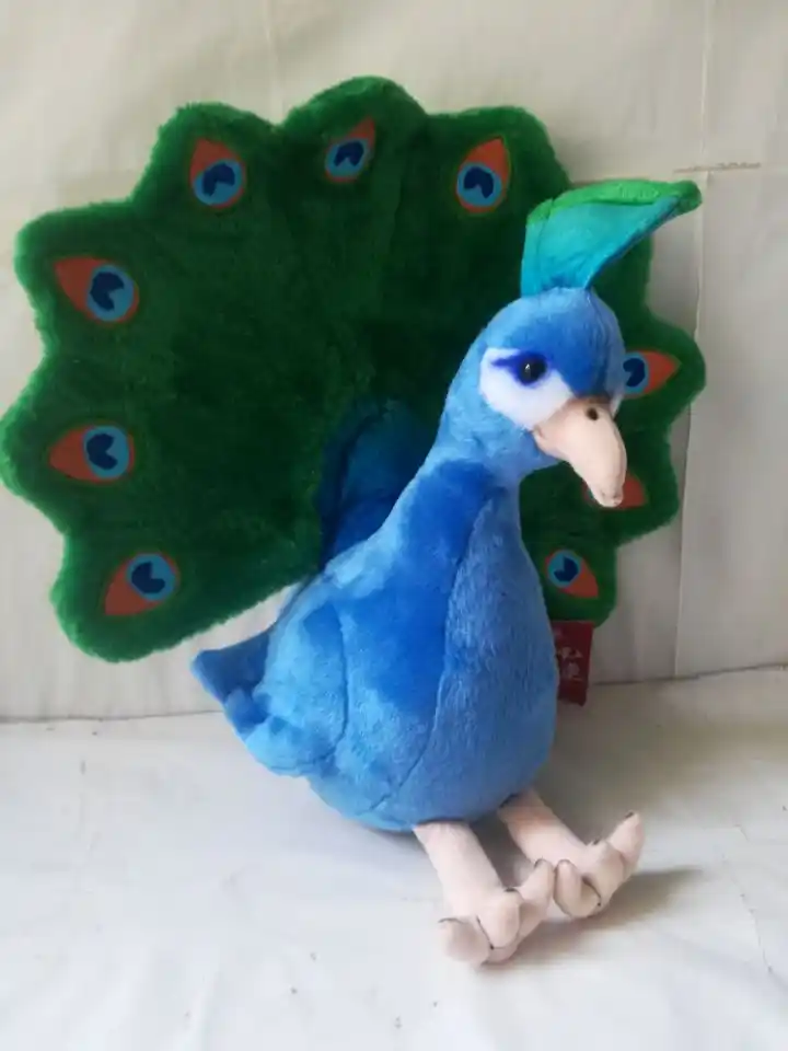peluche pavo real