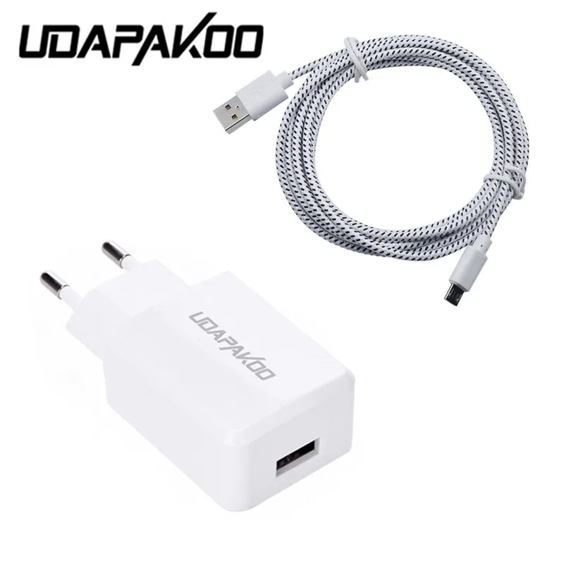

Good 2A EU Plug Wall Charger + 1M nylon Micro USB Cable For Samsung Galaxy S4 S3 j3 j5 j7 A3 for xiaomi redmi note 3 4 4a 4x