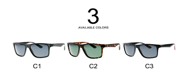 Plastic Glasses Men Brand Designer Classic Polarized Sun Glasses PATEN Fishing Driving Uv400 Rectangle Eyewear Male P6072 (1)