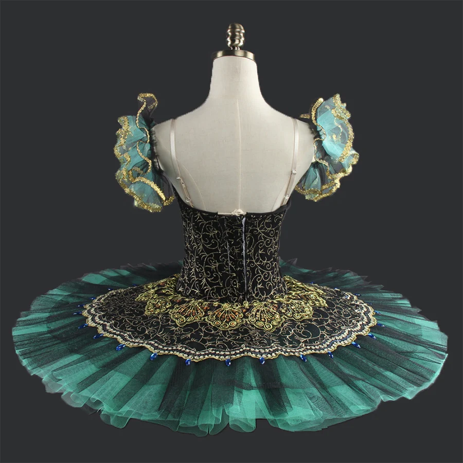 Professional Ballet Tutu Green LD0014 01
