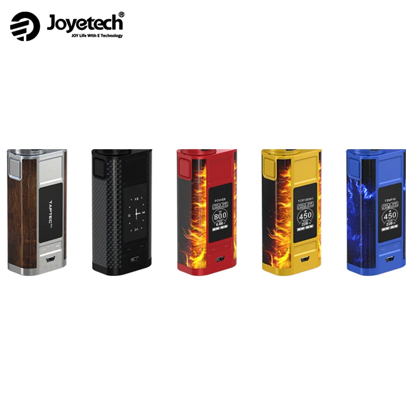 

Original Joyetech Cuboid TAP Box MOD Kit 228W Cuboid TAP Box MOD E cigarette Without 18650 Battery