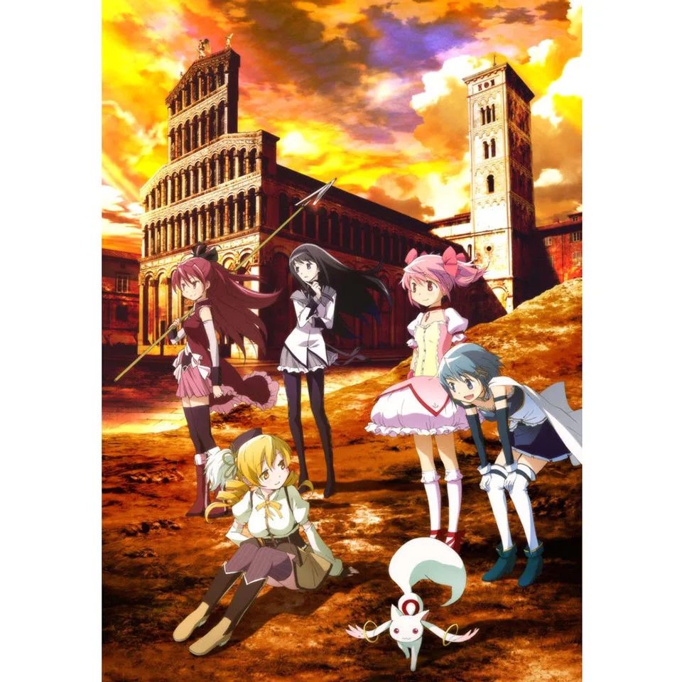 Алмазная 5D Вышивка Puella Magi Madoka Magica картины полная квадратная картина сделай сам