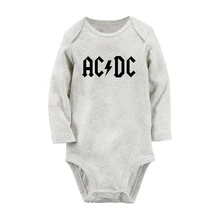 Рок-Группа ACDC Malcolm Angus Brian Cliff Phil дизайнерский комбинезон с длинными рукавами для новорожденных, хлопковый комбинезон с принтом для младенцев
