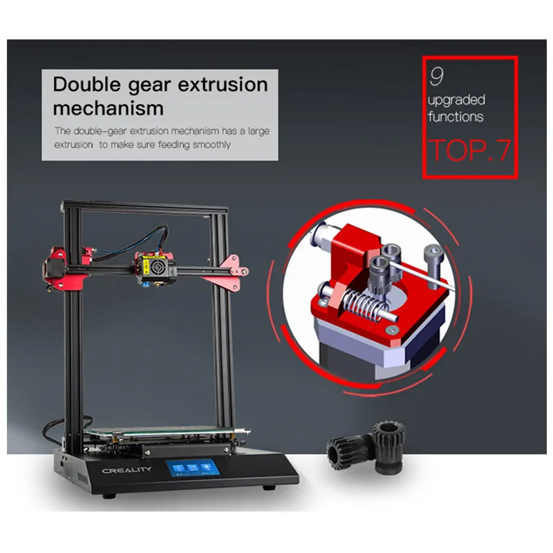 Creality CR-10S PRO 3d принтер сенсорный ЖК-датчик автоматической коррекции принтер восстановление печати нити обнаружения Funtion Средняя мощность