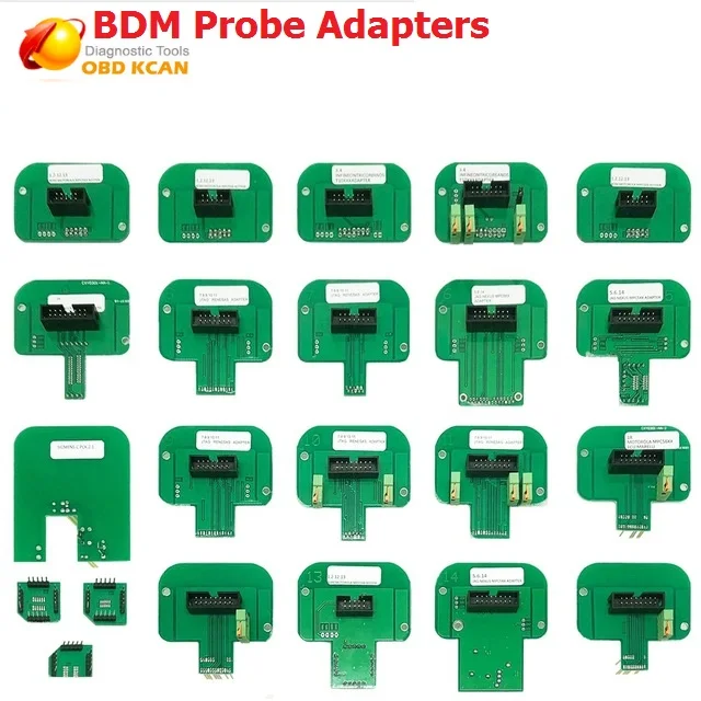

KESSV2 ECU RAMP Adapters 22pcs LED BDM Frame KTAG KESS KTM Dimsport BDM Probe Adapters Full Set ECU programming tool