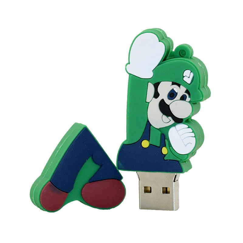 Cle Usb флеш-накопитель 32 ГБ Супер Марио мультфильм Bowser Флешка 128 Гб 64 Гб Забавный Usb флеш-накопитель 16 Гб карта памяти диск 8 ГБ 4 ГБ ручка-накопитель - Цвет: S5