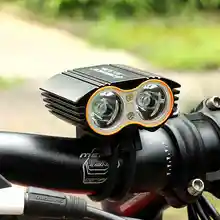DEROACE Bicycle Light USB Power Bank Waterproof Rechargeable Bike Side Warning Flashlight 900 Lumen double light Charge Battery