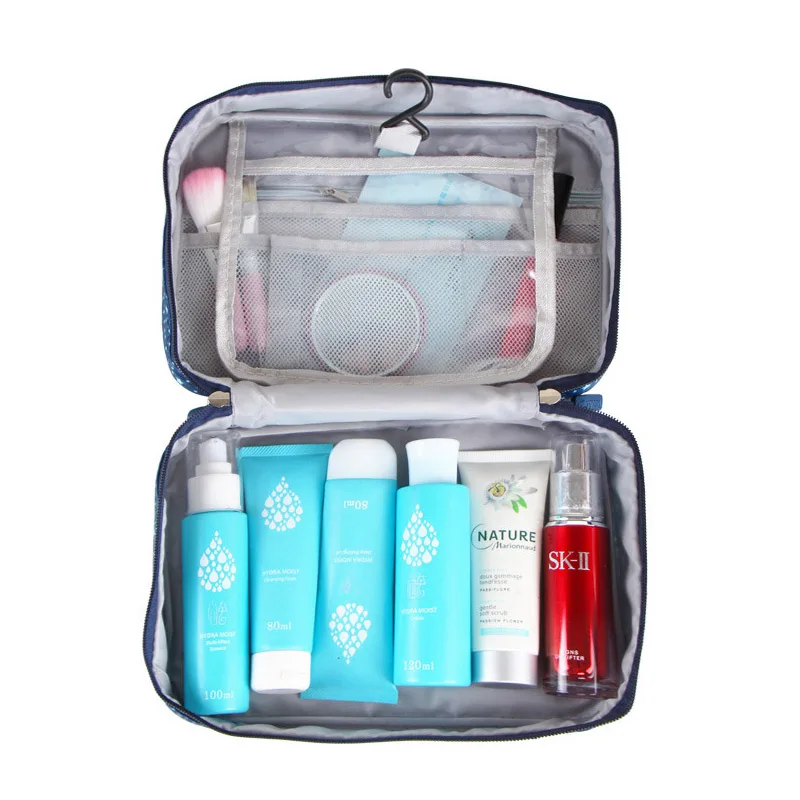 QEHIIE كبير قدرة السفر حقيبة مستحضرات تجميل للرجال المهنية للماء المرحاض المنظم حالة النساء الجمال حقائب مكياج