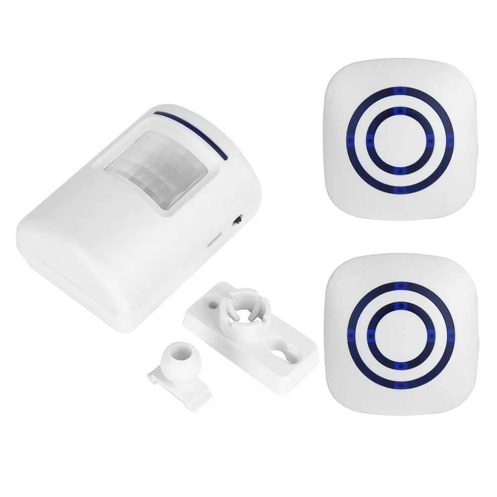 Smart Wireless Doorbell Long Range Door Bell 1pc Transmitter + 2pcs