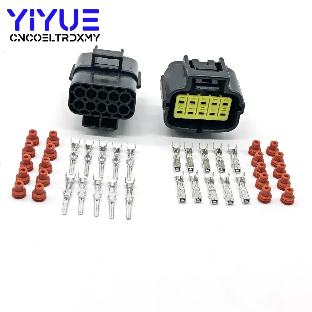 10 Pin 174655-2174656-7 174657-2 Female Male Plug Electrical Waterproof Auto Connector Denso (4)