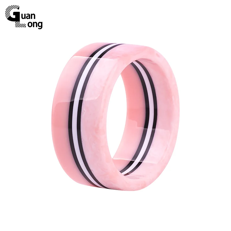 Женские смоляные браслеты GuanLong эксклюзивные модные Прямая поставка|resin bangle|bangle