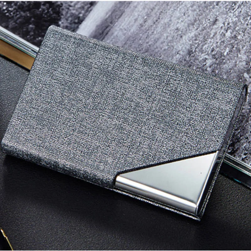 Fashion Brand Metal Aluminum Business ID Credit Card Holder For Women Men Small Card Wallet Case Business Credit Card Holder (6)