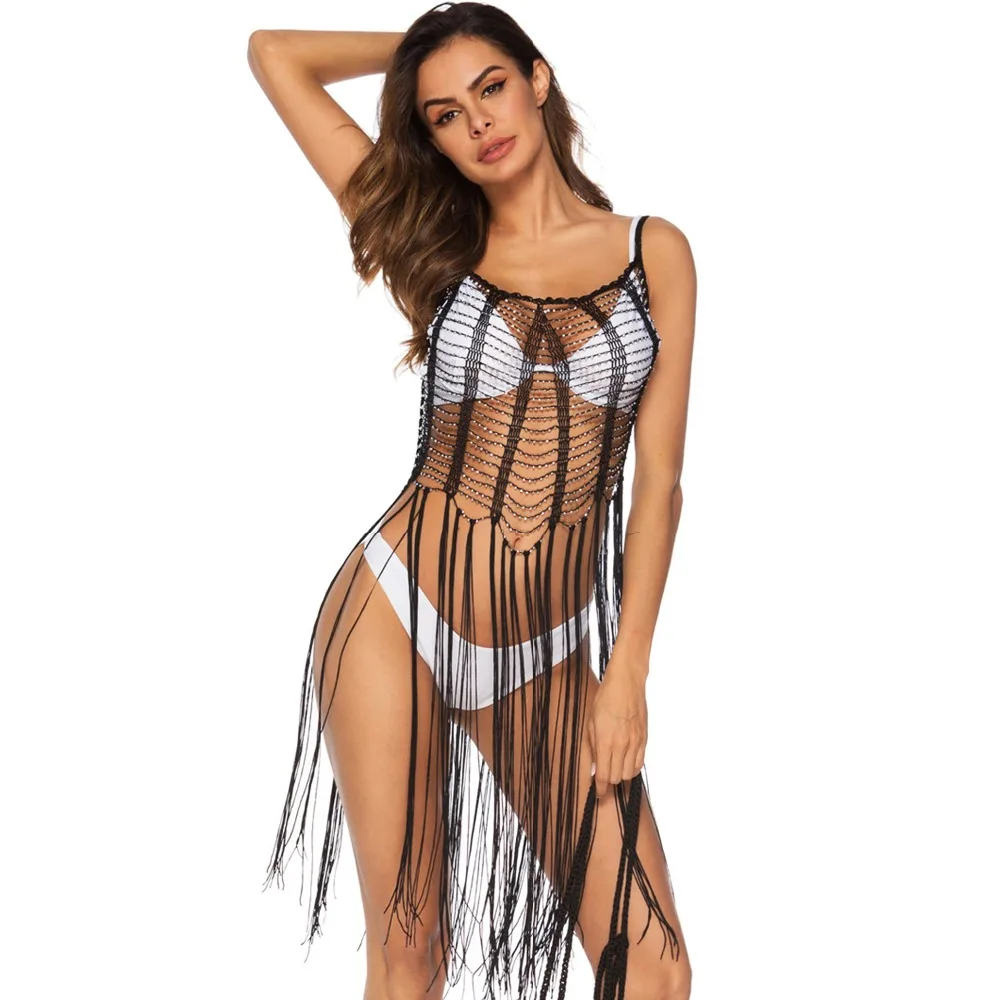 fringe bathing suit cover up