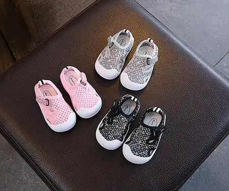 Summer Infant Toddler Shoes Non-Slip Soft Bottom Casual Baby Shoes Mesh Breathable Kids Anti-collision Toddler Sneaker EUR 15-25