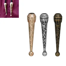 8 сезонов ожерелье Боло Tie Tips Подвески бейсбольная летучая мышь золотого цвета/античная оловянная/античная бронза "True Love Healthy" 52x11 мм, 2 шт