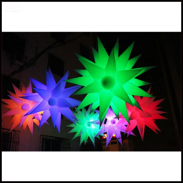 

Free shipment 2m inflatable star/inflatable light balloon/inflatable led light