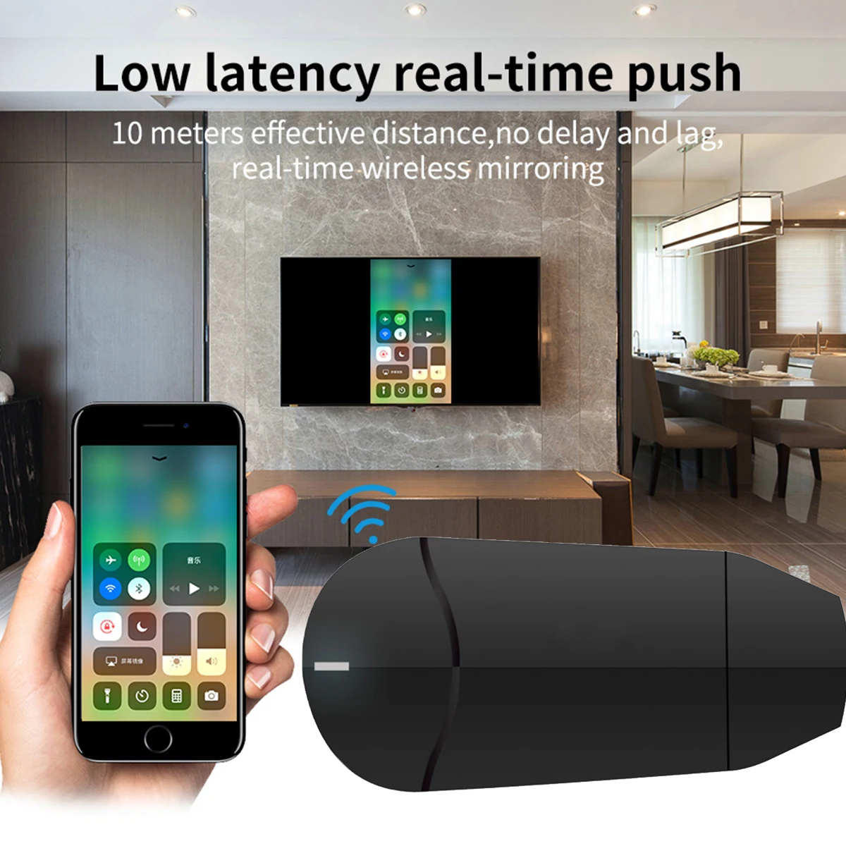 Двухдиапазонный ТВ Стик SOONHUA 2 4 ГГц 5 8 4K HD Wi Fi адаптер HDMI Miracast Airplay DLNA