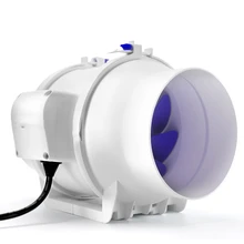 AC110-240V 50-60 Гц 51 Вт Мощность " Встроенный канальный усилитель вентиляторов вентиляции вытяжной промышленный вентилятор круговой канал трубопровода вытяжной вентилятор