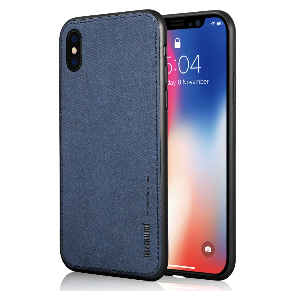 Жесткий Чехол для iPhone X Ультратонкий чехол с защитой от отпечатков пальцев тонкий