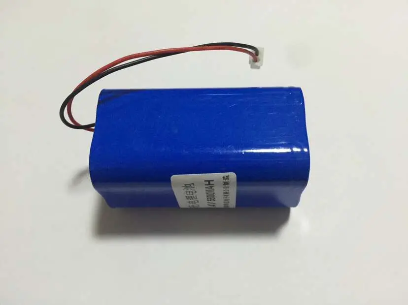 Оригинальные 18650 литиевая аккумуляторная батарея 5800MAH 7,4 V plug с двумя серии и две рыболовные Перезаряжаемые литий-ионный аккумулятор