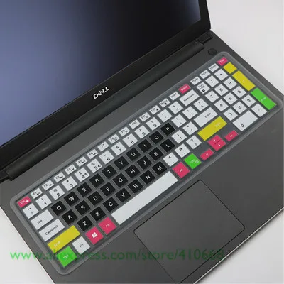 Чехол для клавиатуры ноутбука протектор для Dell Inspiron 15-3542 5547 15C 15CR Inspiron 15 3000 5000 15MR 15 м 15MD 15L 15LR 1528BB - Цвет: Candyblack