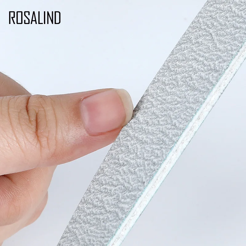 ROSALIND пилочка для ногтей набор инструментов для маникюра 5 шт./комплект белый профессиональный педикюр маникюрные полировальные инструменты набор пилок для маникюра